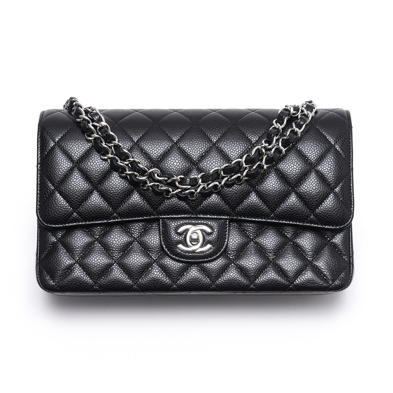 CHANEL(USED)샤넬 캐비어 클래식 미듐 플랩백