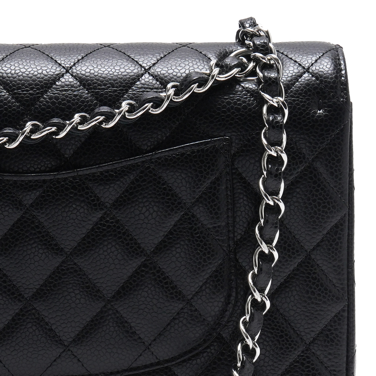 CHANEL(USED)샤넬 캐비어 클래식 미듐 플랩백