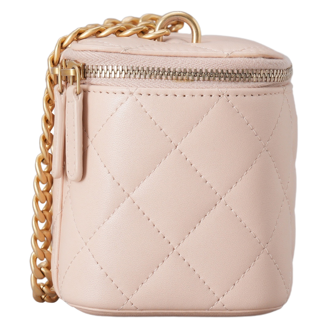 CHANEL(USED)샤넬 AP3301 시즌 램스킨 베니티 까멜리아 골든볼 크로스백