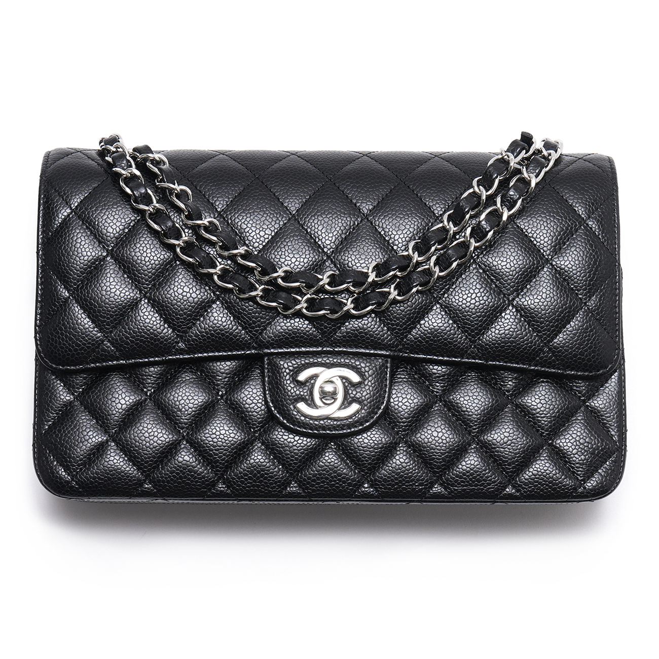 CHANEL(USED)샤넬 캐비어 클래식 미듐 플랩백