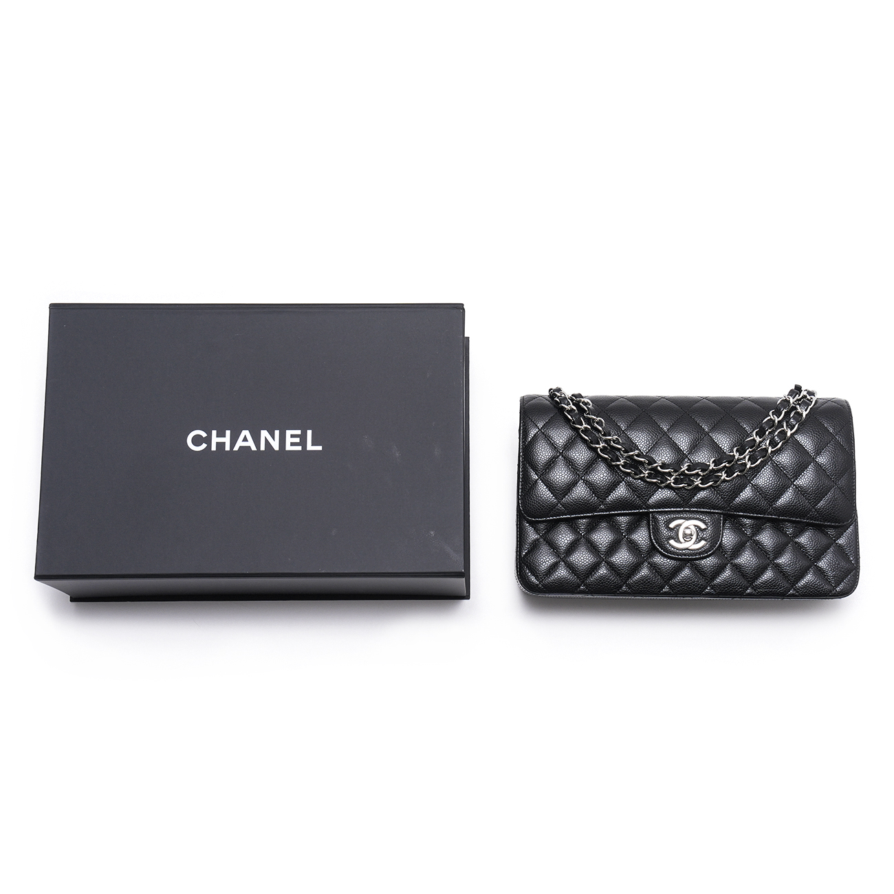 CHANEL(USED)샤넬 캐비어 클래식 미듐 플랩백