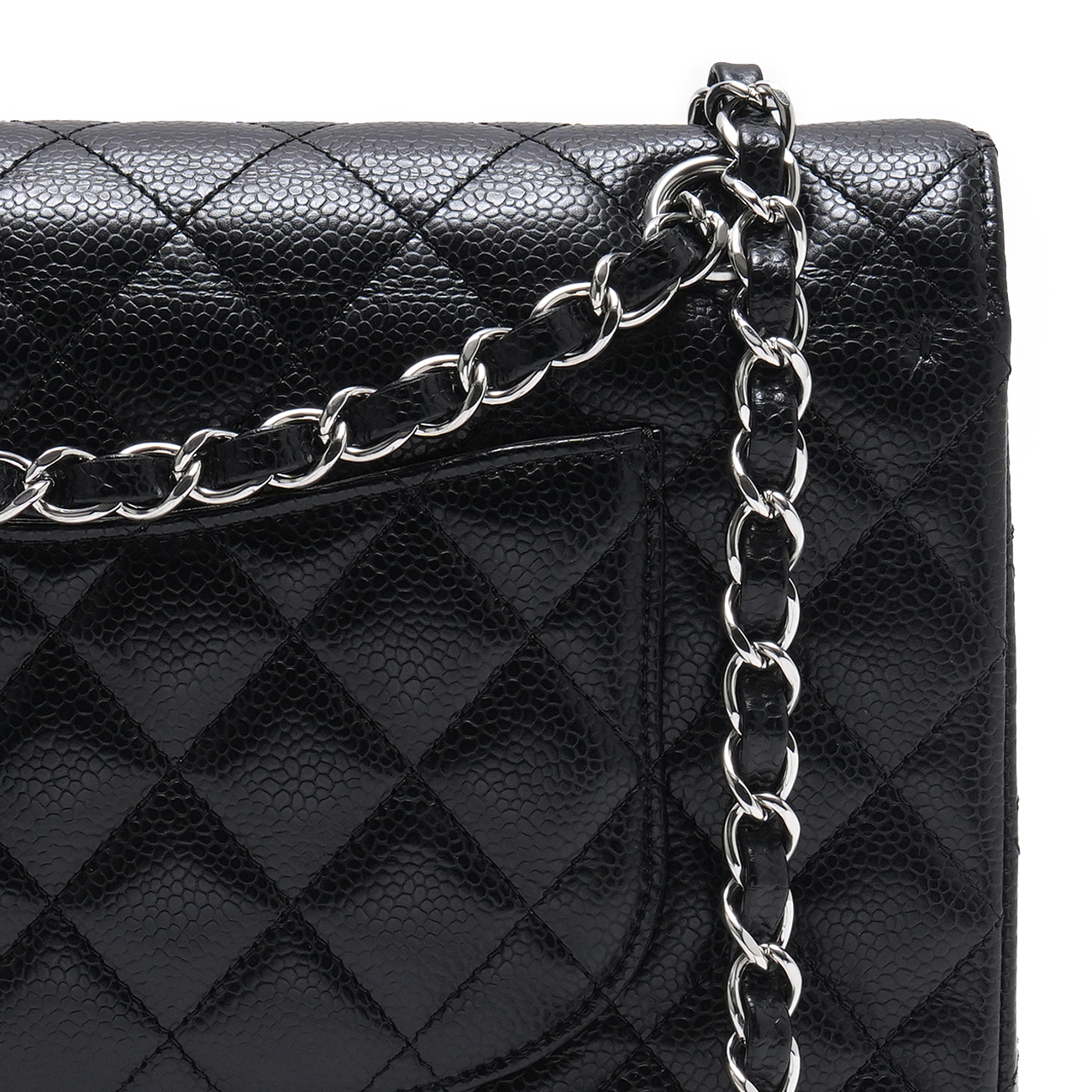 CHANEL(USED)샤넬 캐비어 클래식 미듐 플랩백