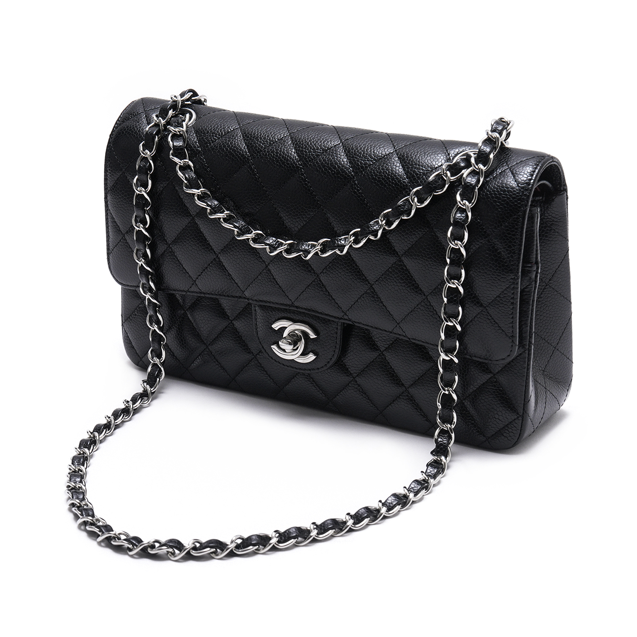 CHANEL(USED)샤넬 캐비어 클래식 미듐 플랩백