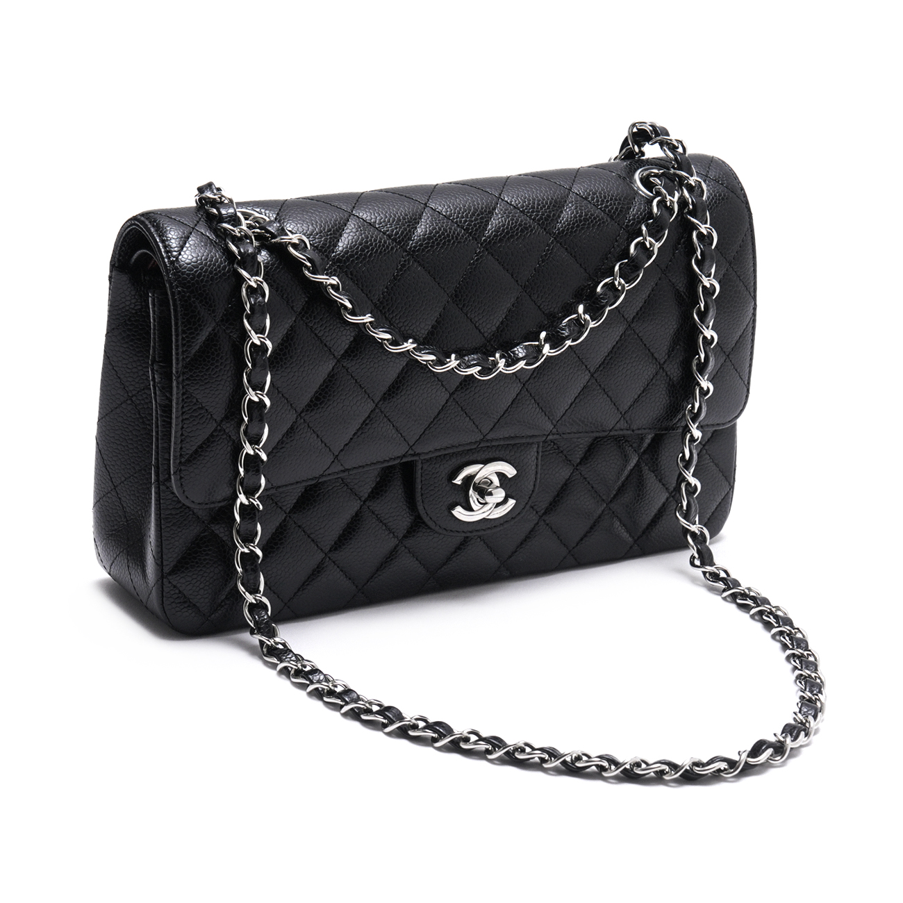 CHANEL(USED)샤넬 캐비어 클래식 미듐 플랩백