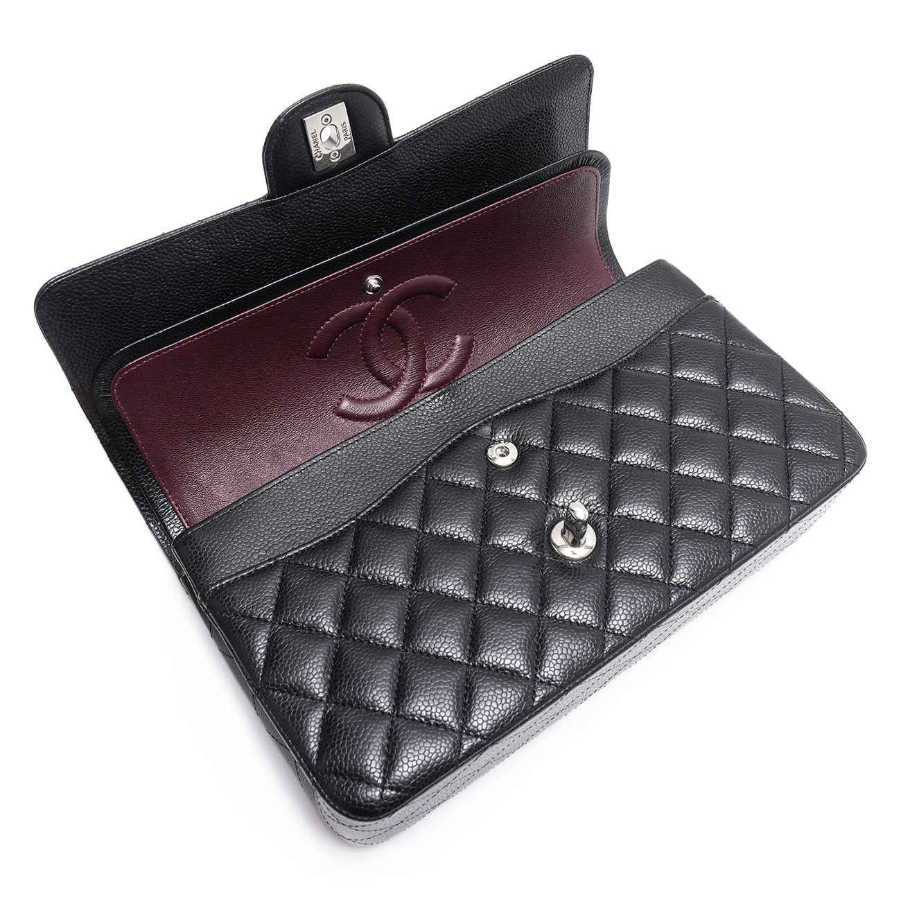 CHANEL(USED)샤넬 캐비어 클래식 미듐 플랩백