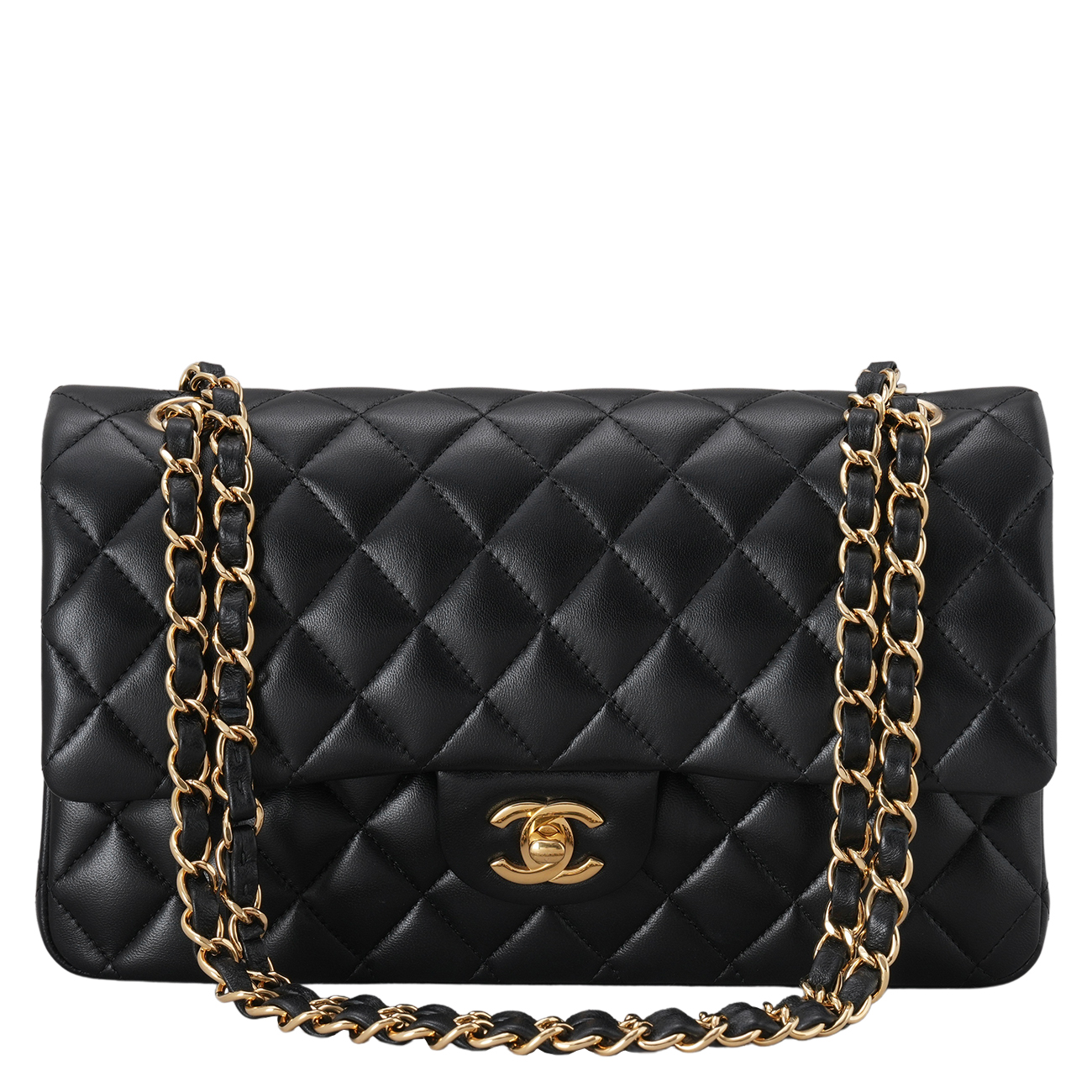 CHANEL(USED)샤넬 램스킨 클래식 미듐 플랩백