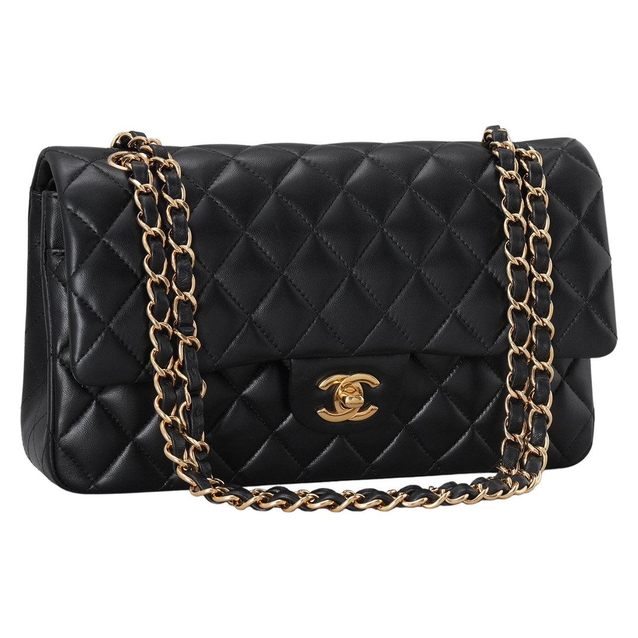 CHANEL(USED)샤넬 램스킨 클래식 미듐 플랩백