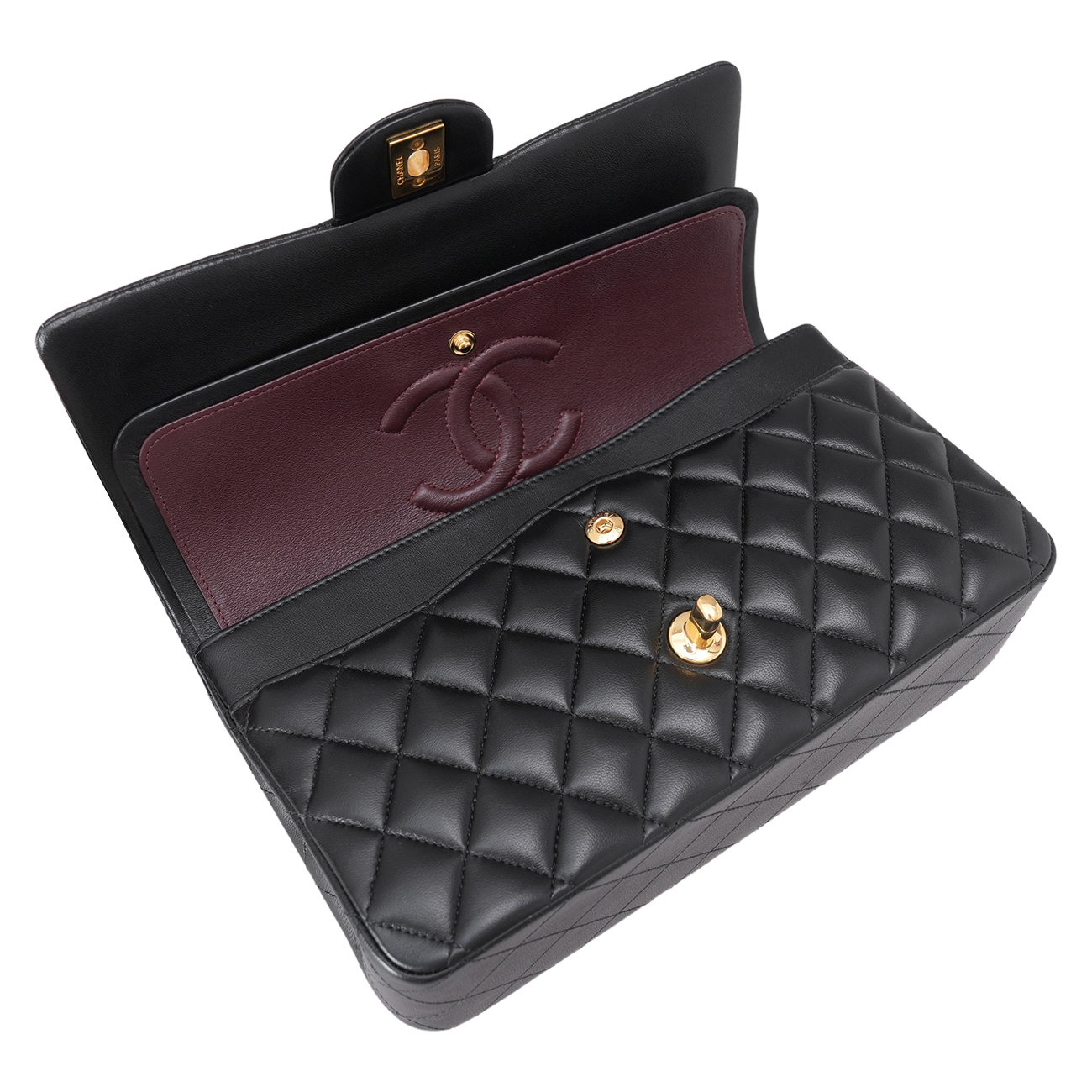 CHANEL(USED)샤넬 램스킨 클래식 미듐 플랩백