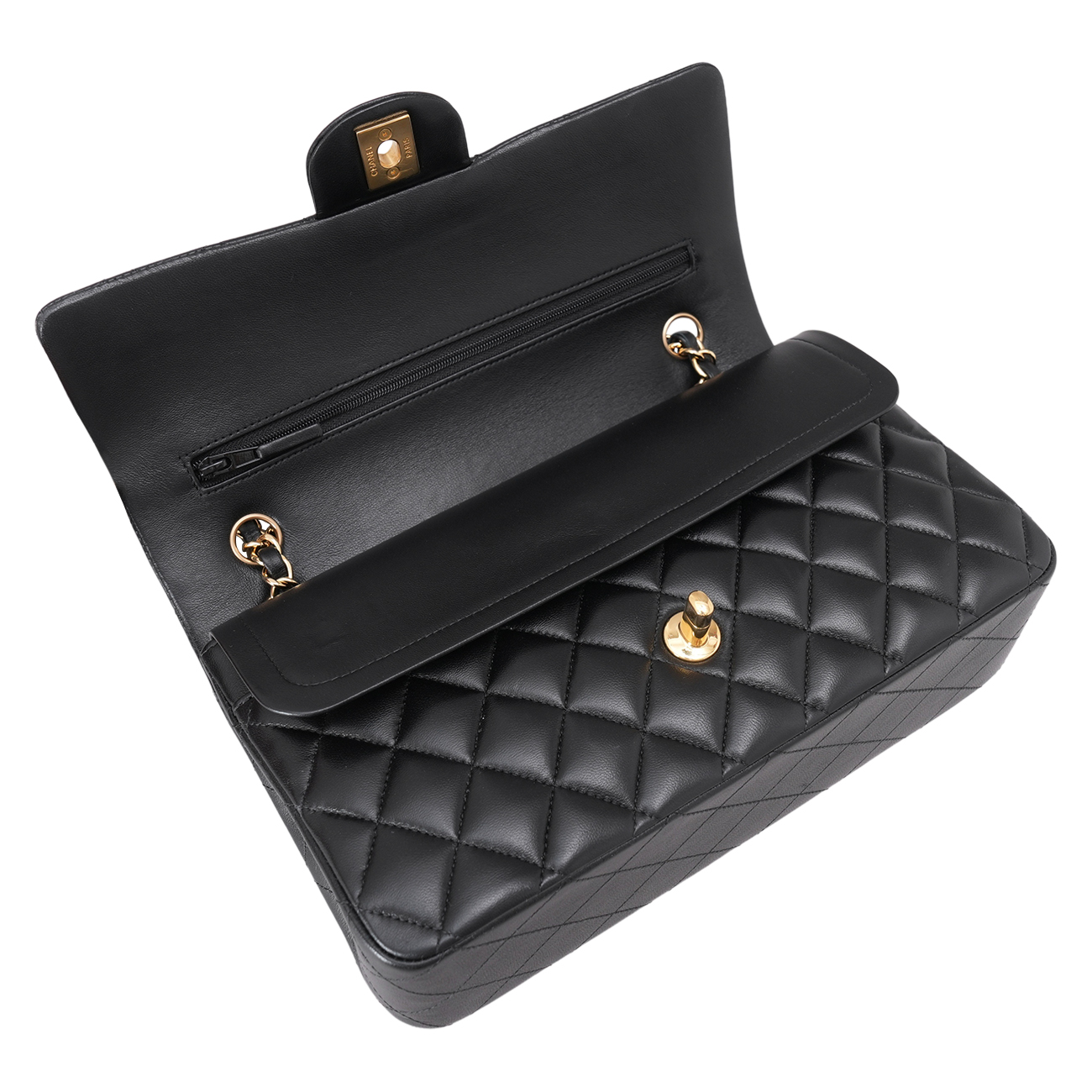 CHANEL(USED)샤넬 램스킨 클래식 미듐 플랩백