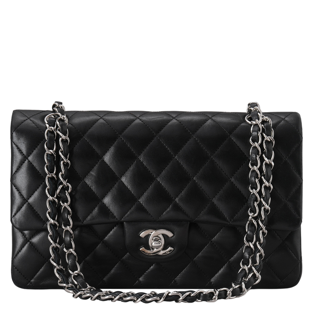CHANEL(USED)샤넬 램스킨 클래식 미듐 플랩백