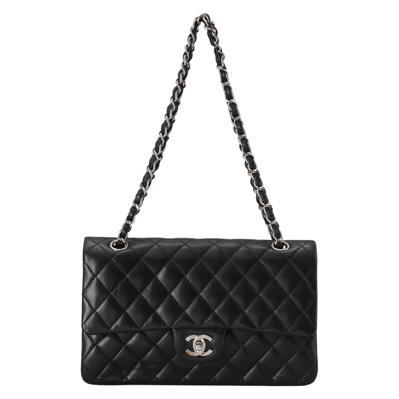 CHANEL(USED)샤넬 램스킨 클래식 미듐 플랩백