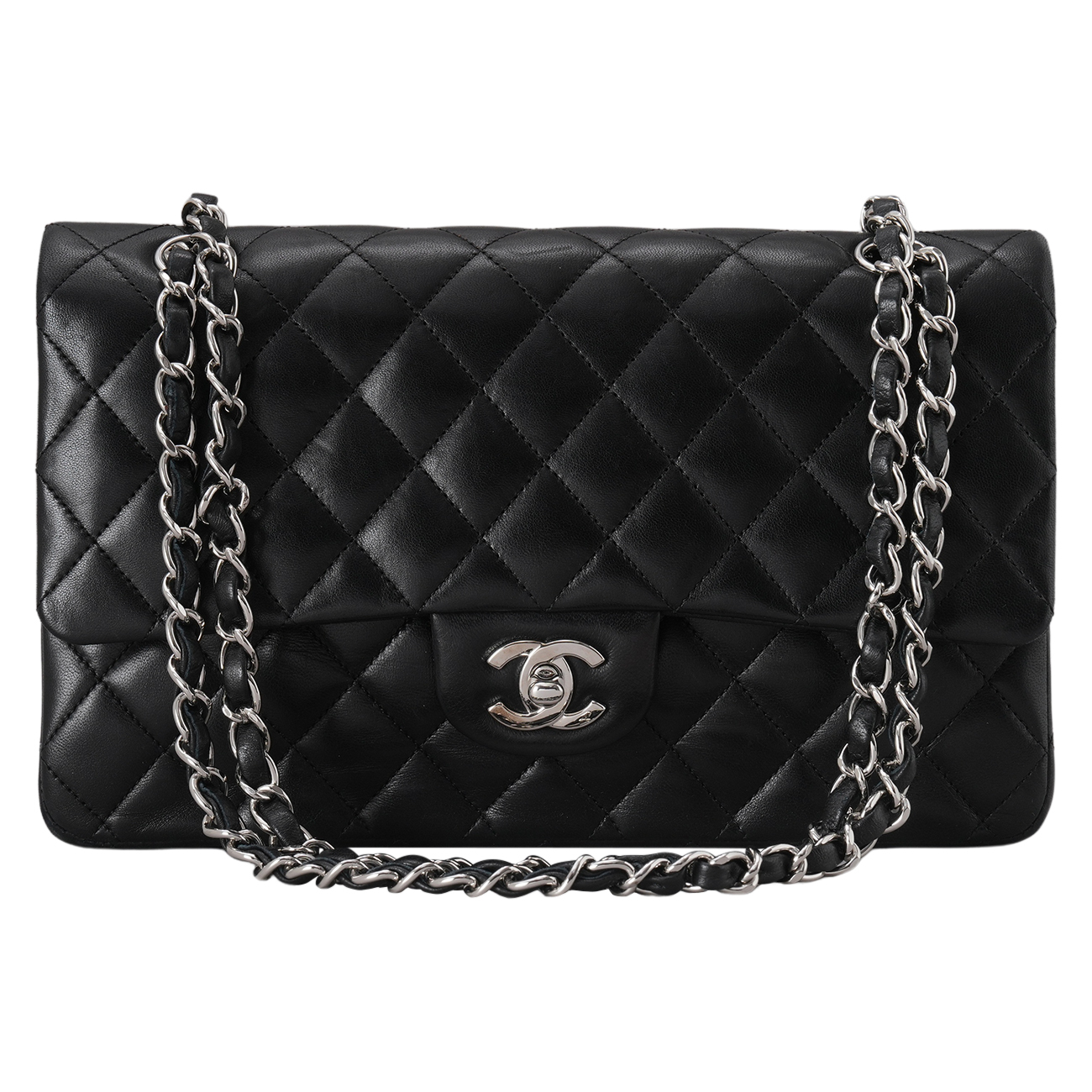 CHANEL(USED)샤넬 램스킨 클래식 미듐 플랩백