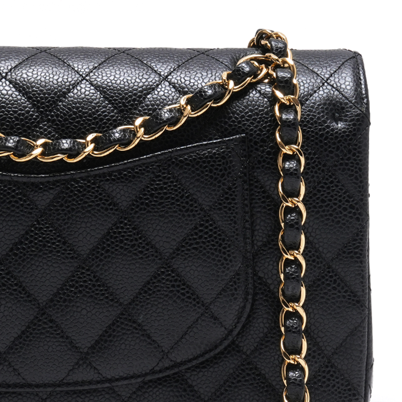 CHANEL(USED)샤넬 캐비어 클래식 미듐 플랩백