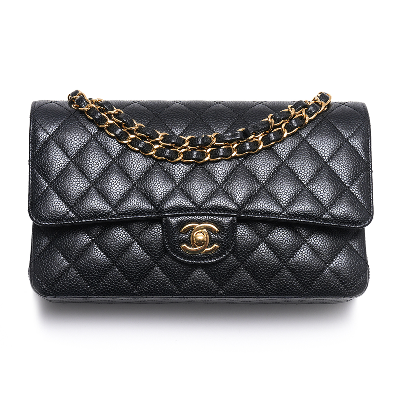 CHANEL(USED)샤넬 캐비어 클래식 미듐 플랩백