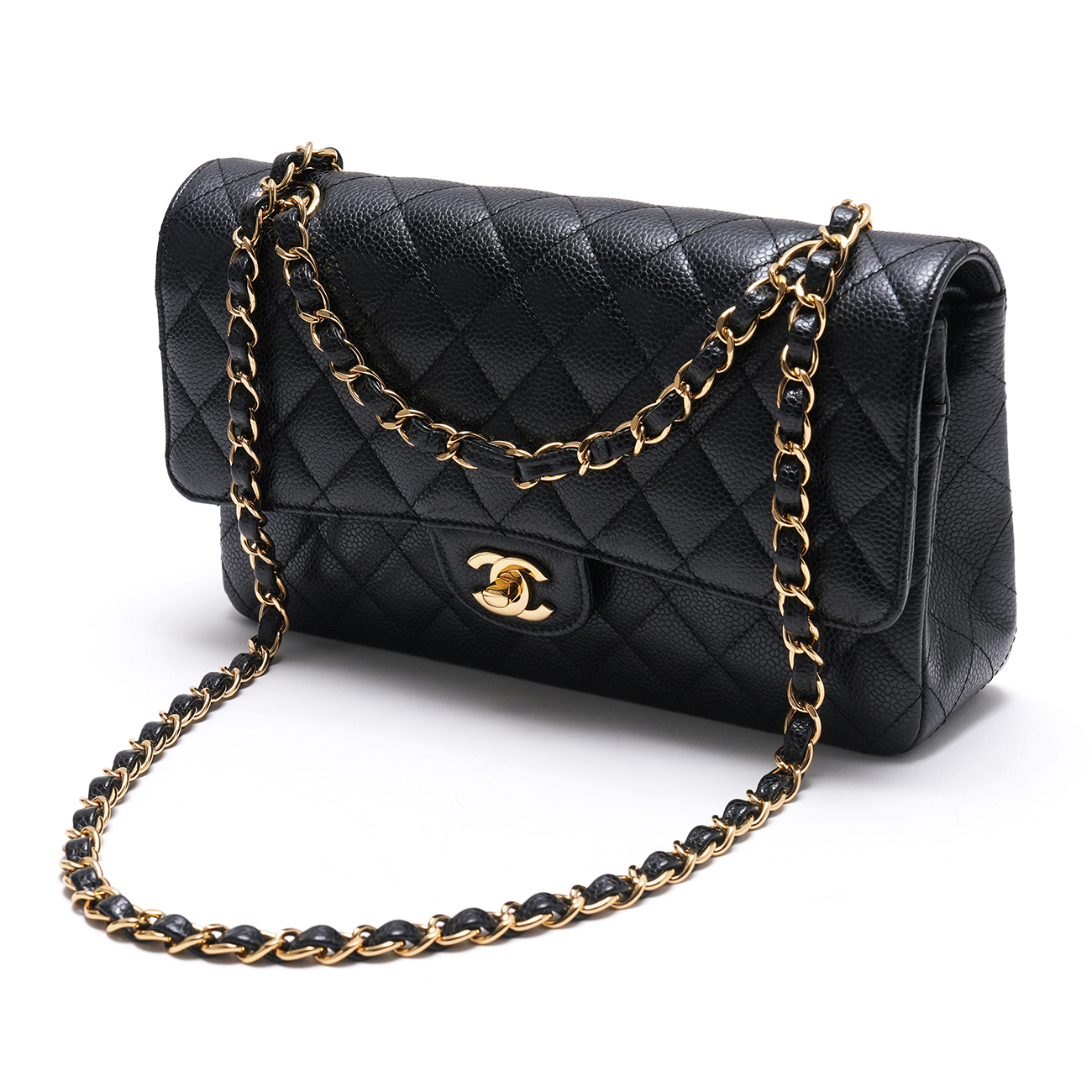 CHANEL(USED)샤넬 캐비어 클래식 미듐 플랩백