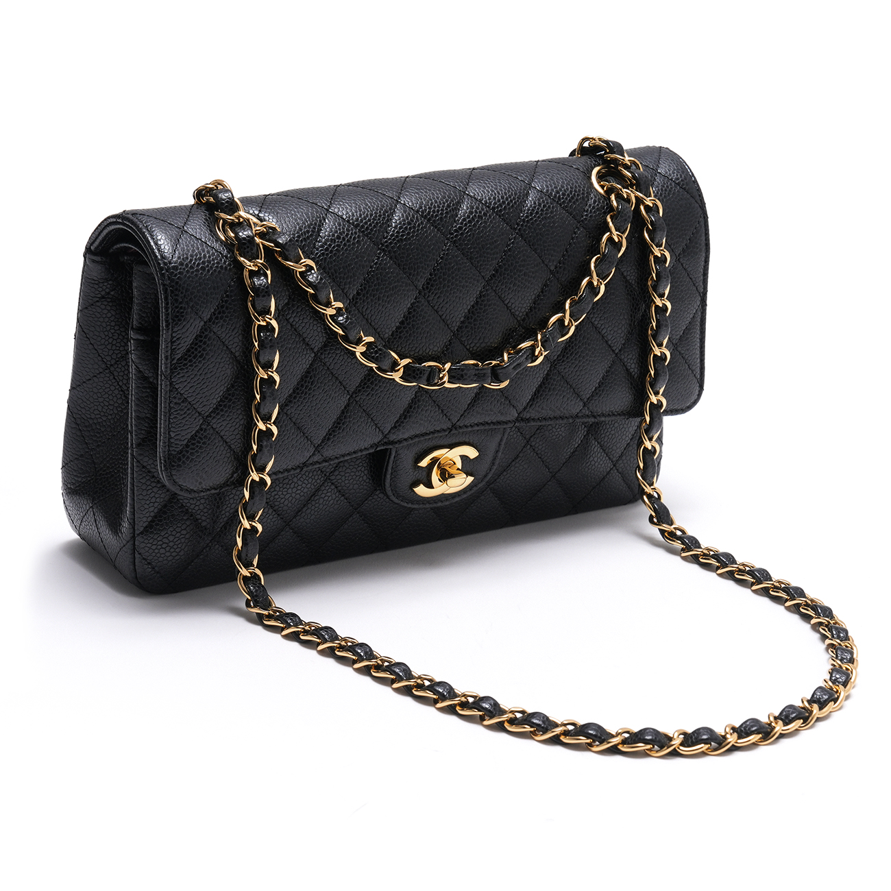 CHANEL(USED)샤넬 캐비어 클래식 미듐 플랩백
