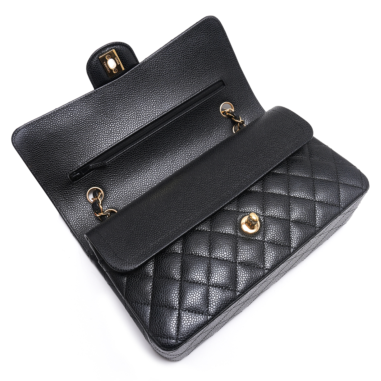 CHANEL(USED)샤넬 캐비어 클래식 미듐 플랩백