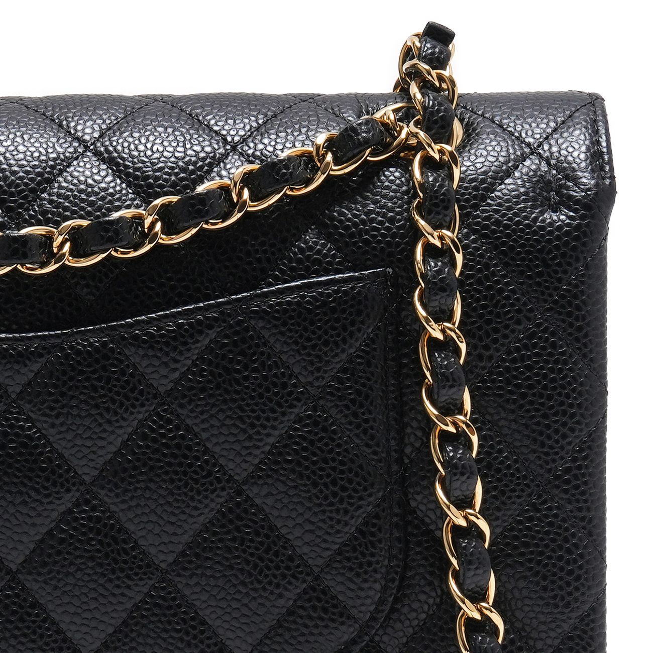 CHANEL(USED)샤넬 캐비어 클래식 미듐 플랩백