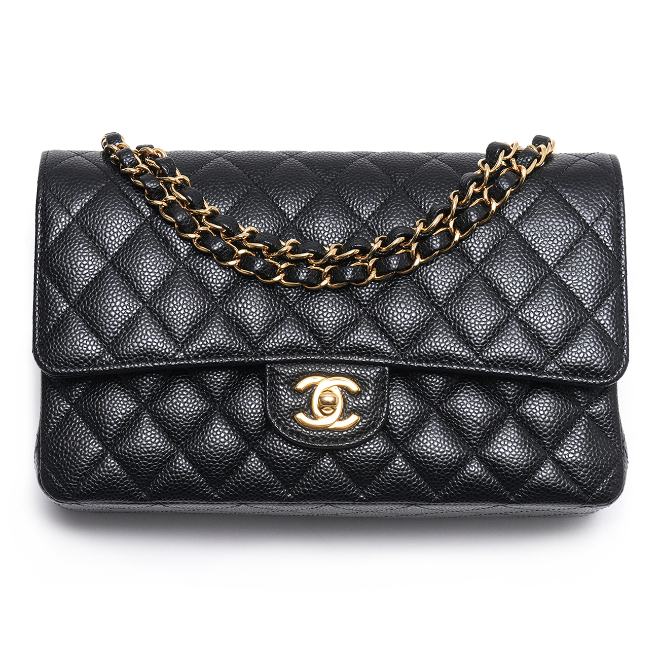 CHANEL(USED)샤넬 캐비어 클래식 미듐 플랩백