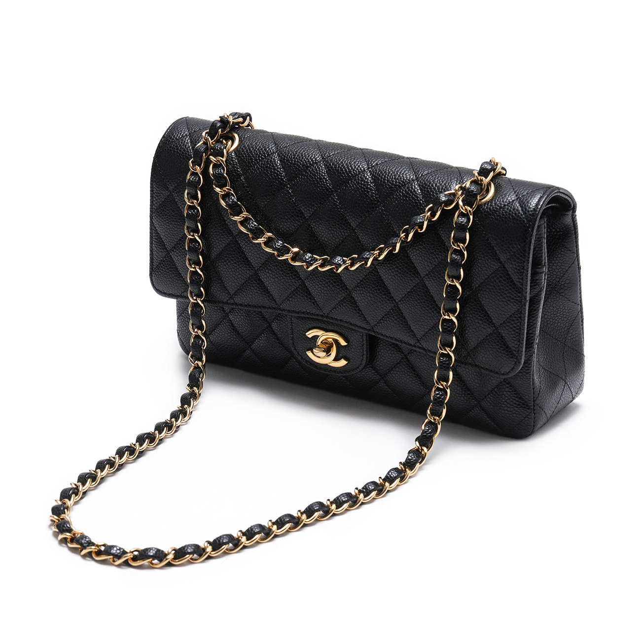 CHANEL(USED)샤넬 캐비어 클래식 미듐 플랩백