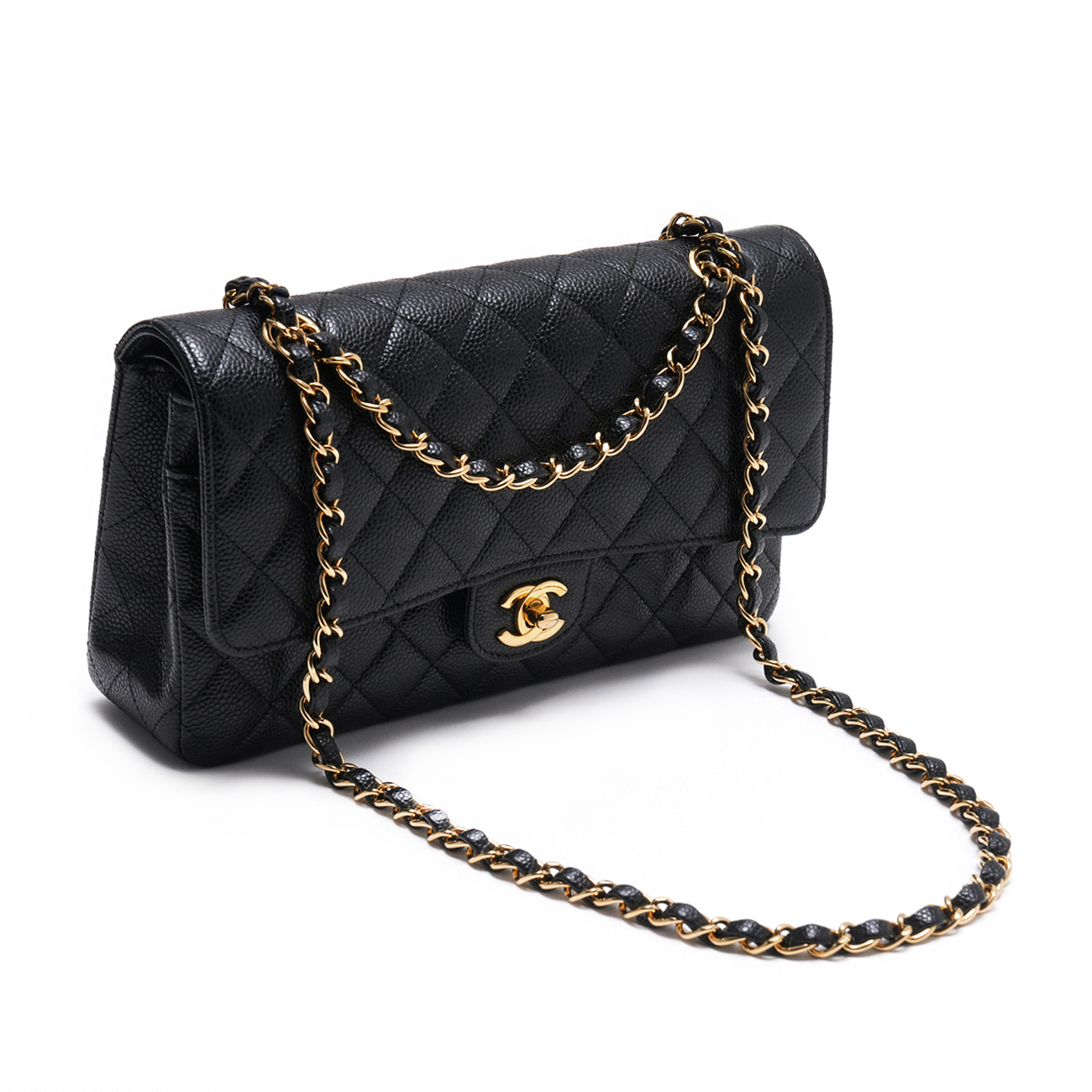 CHANEL(USED)샤넬 캐비어 클래식 미듐 플랩백