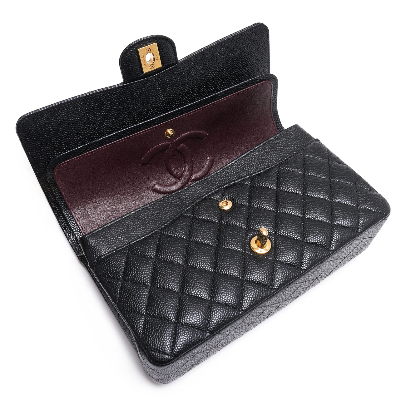 CHANEL(USED)샤넬 캐비어 클래식 미듐 플랩백