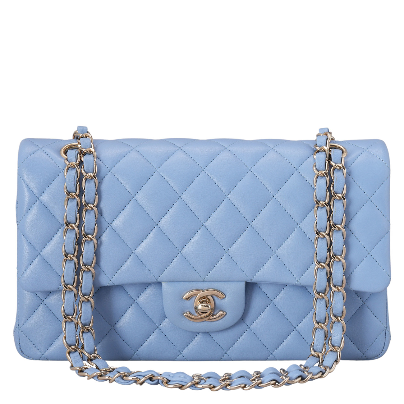 CHANEL(USED)샤넬 램스킨 클래식 미듐 플랩백
