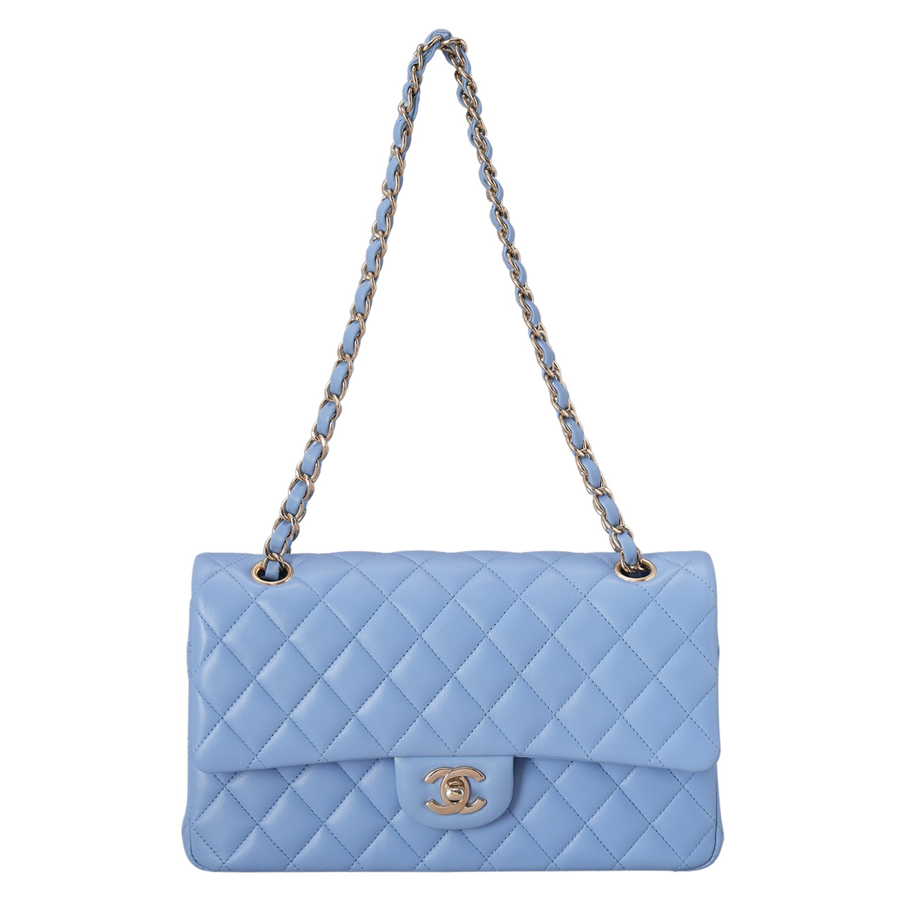 CHANEL(USED)샤넬 램스킨 클래식 미듐 플랩백