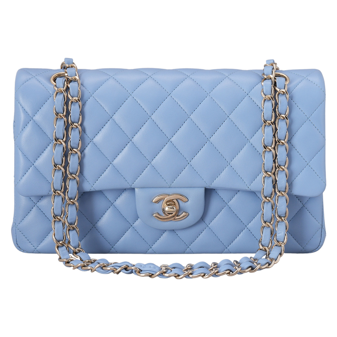 CHANEL(USED)샤넬 램스킨 클래식 미듐 플랩백