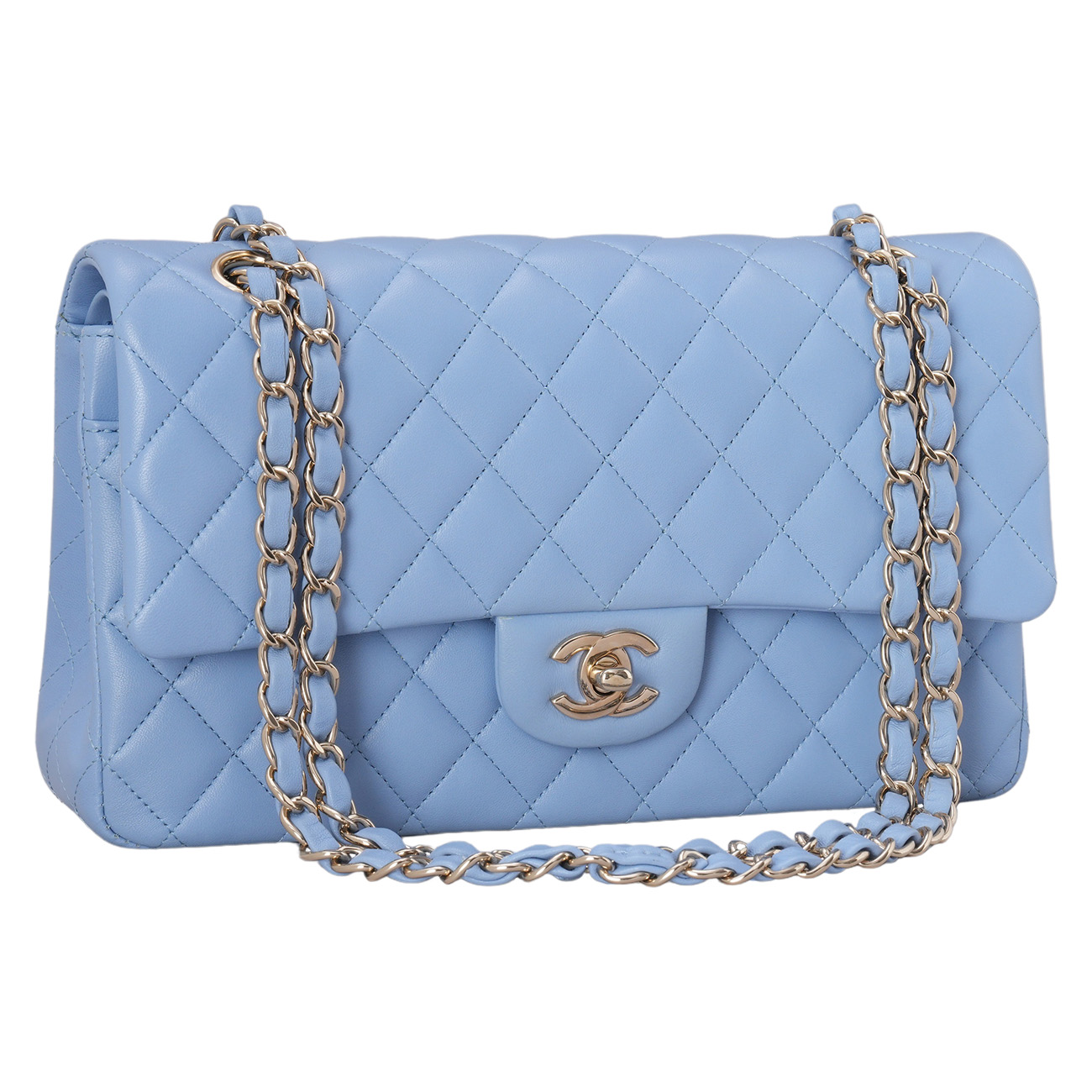 CHANEL(USED)샤넬 램스킨 클래식 미듐 플랩백