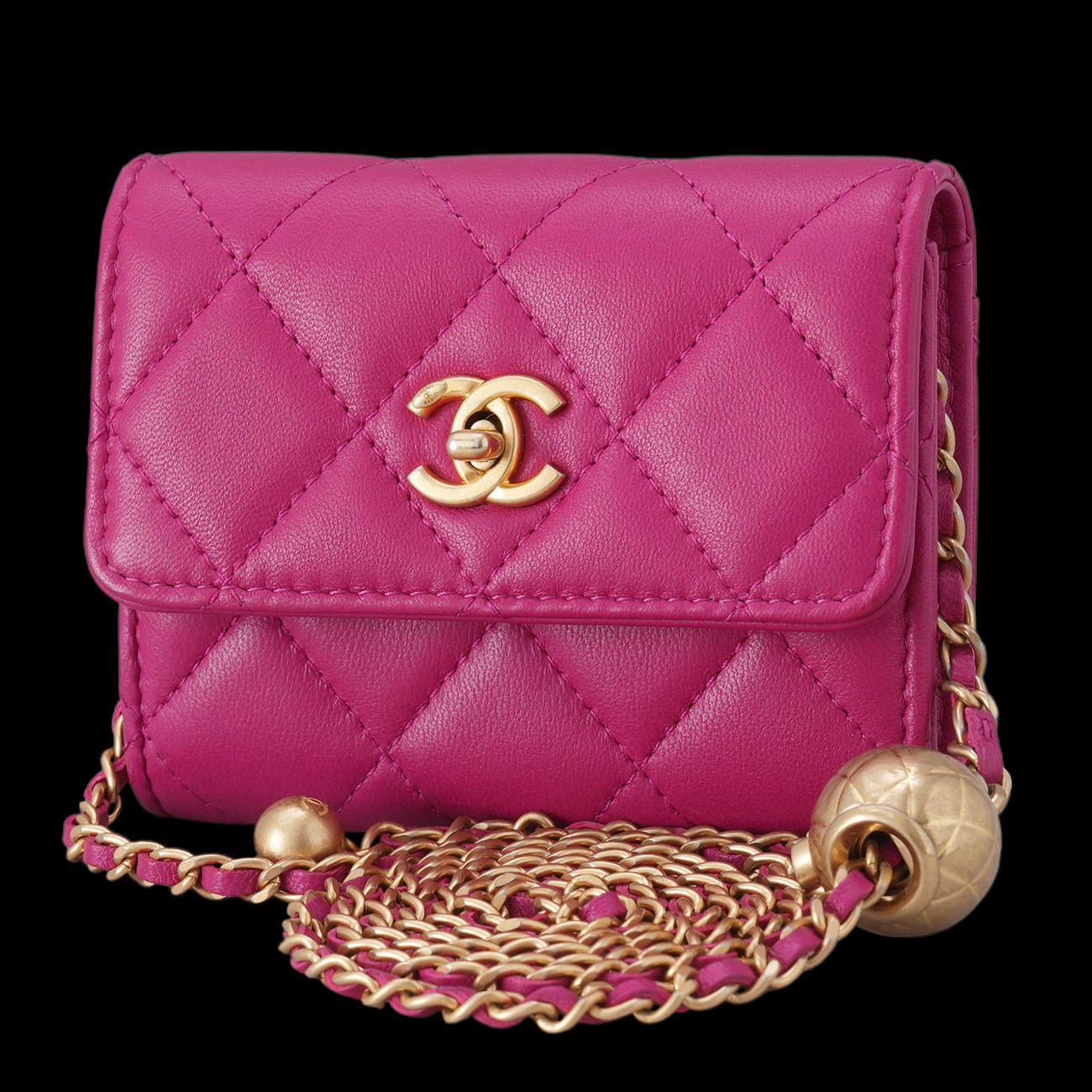 CHANEL(USED)샤넬 AP2704 골든볼 체인 크로스백