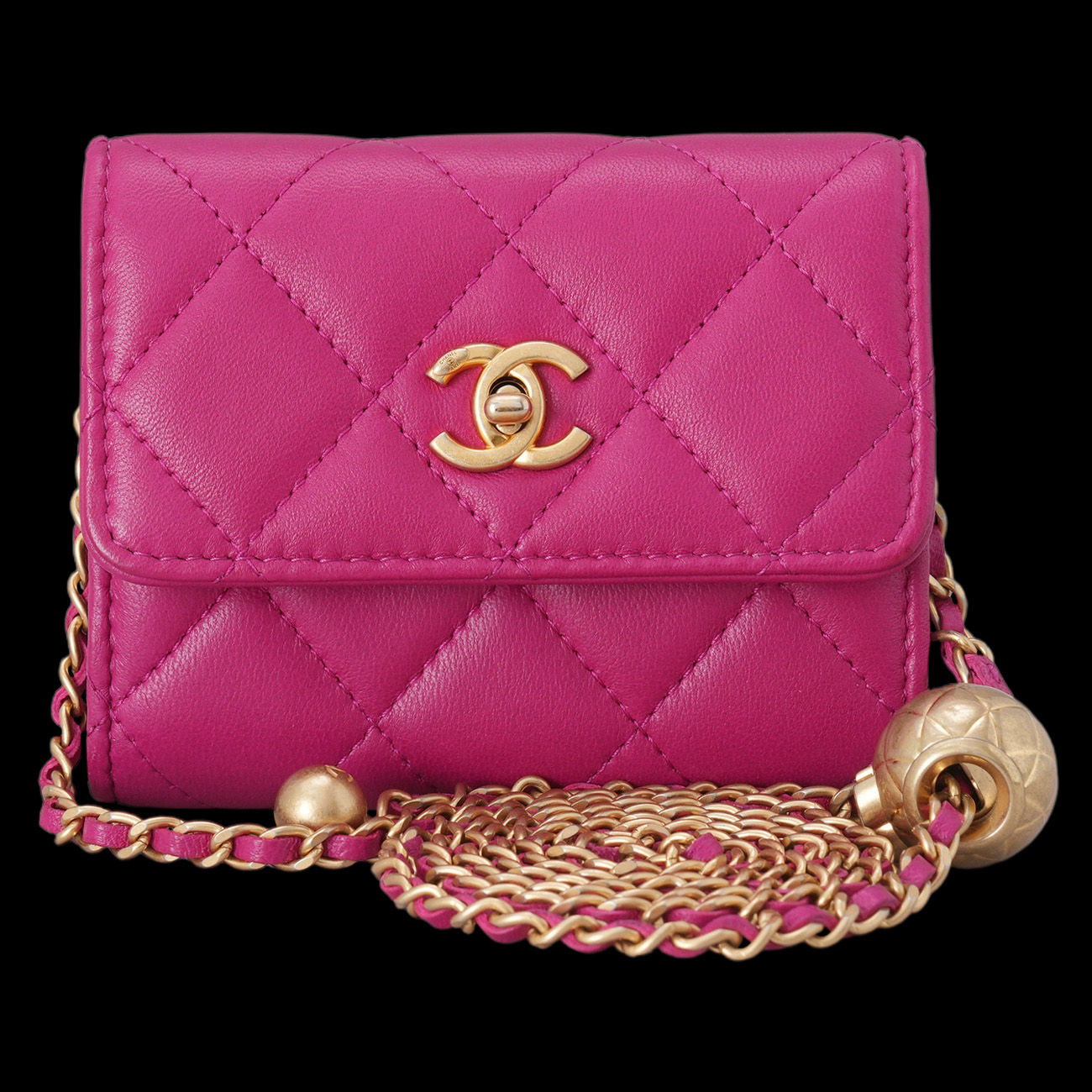 CHANEL(USED)샤넬 AP2704 골든볼 체인 크로스백