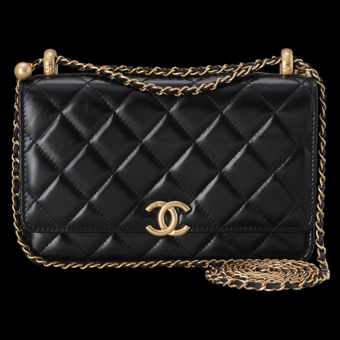 CHANEL(USED)샤넬 AP2289 골든볼 WOC
