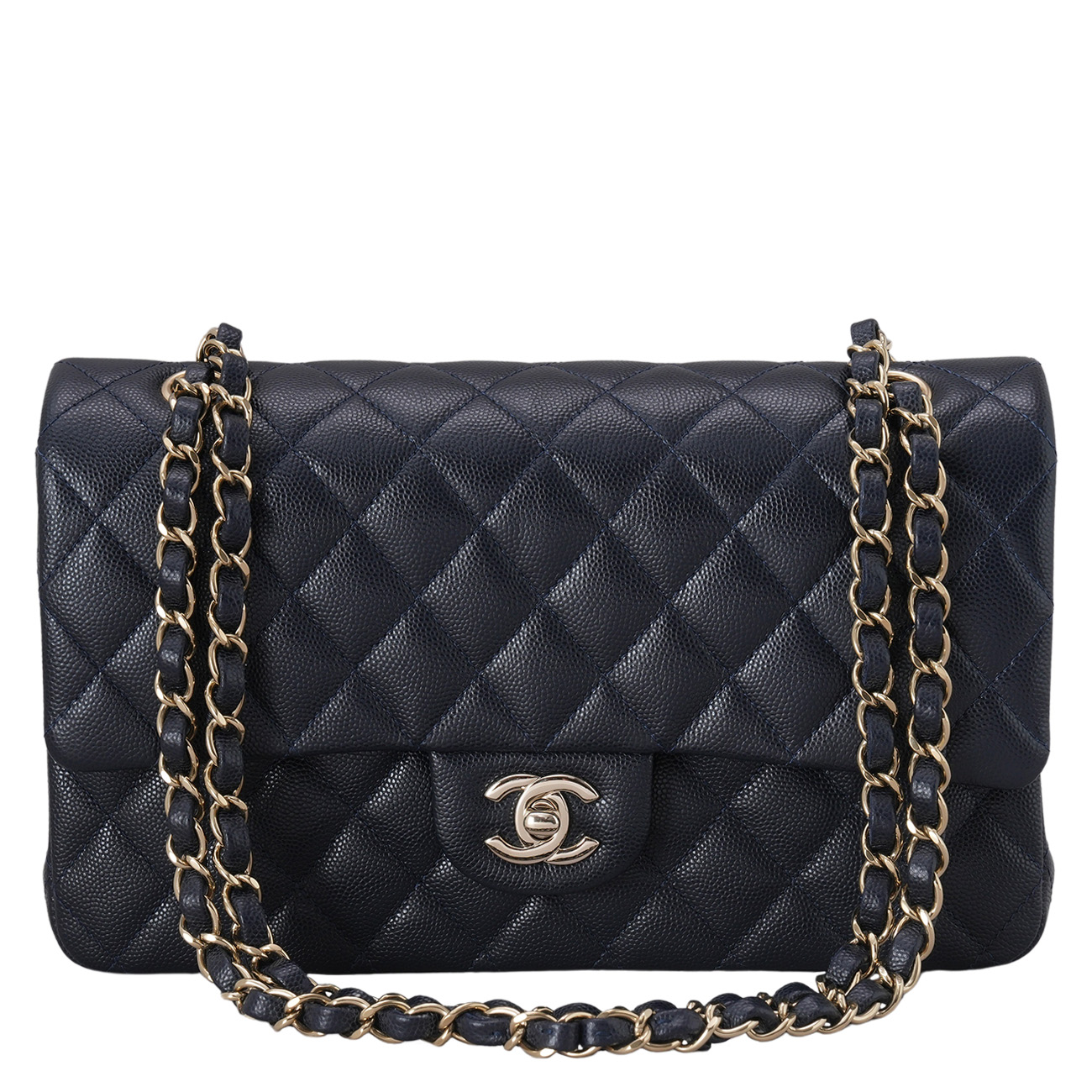 CHANEL(USED)샤넬 캐비어 클래식 미듐 플랩백