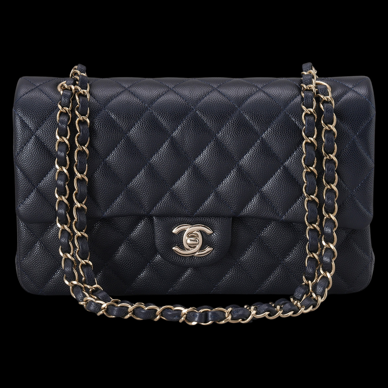 CHANEL(USED)샤넬 캐비어 클래식 미듐 플랩백