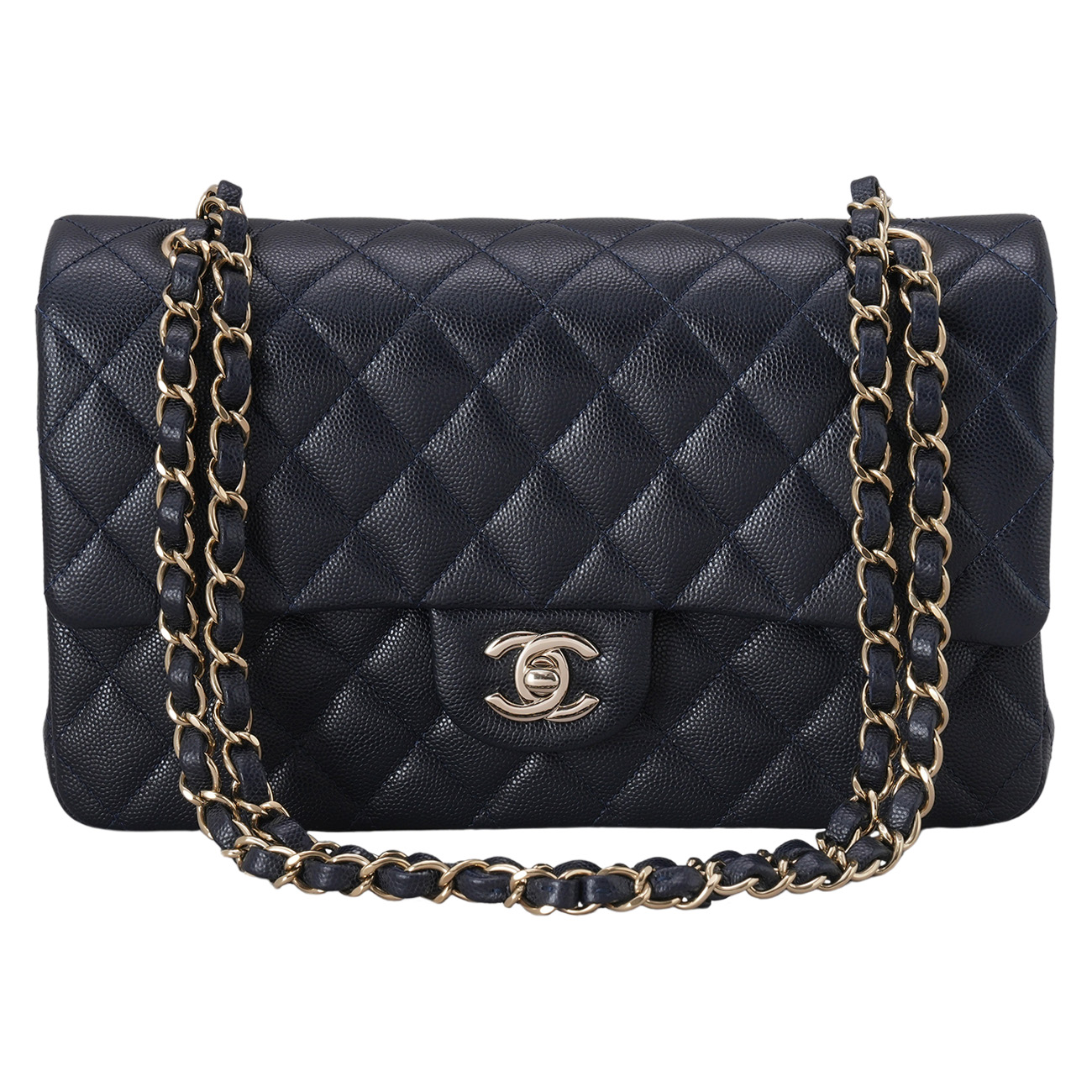 CHANEL(USED)샤넬 캐비어 클래식 미듐 플랩백