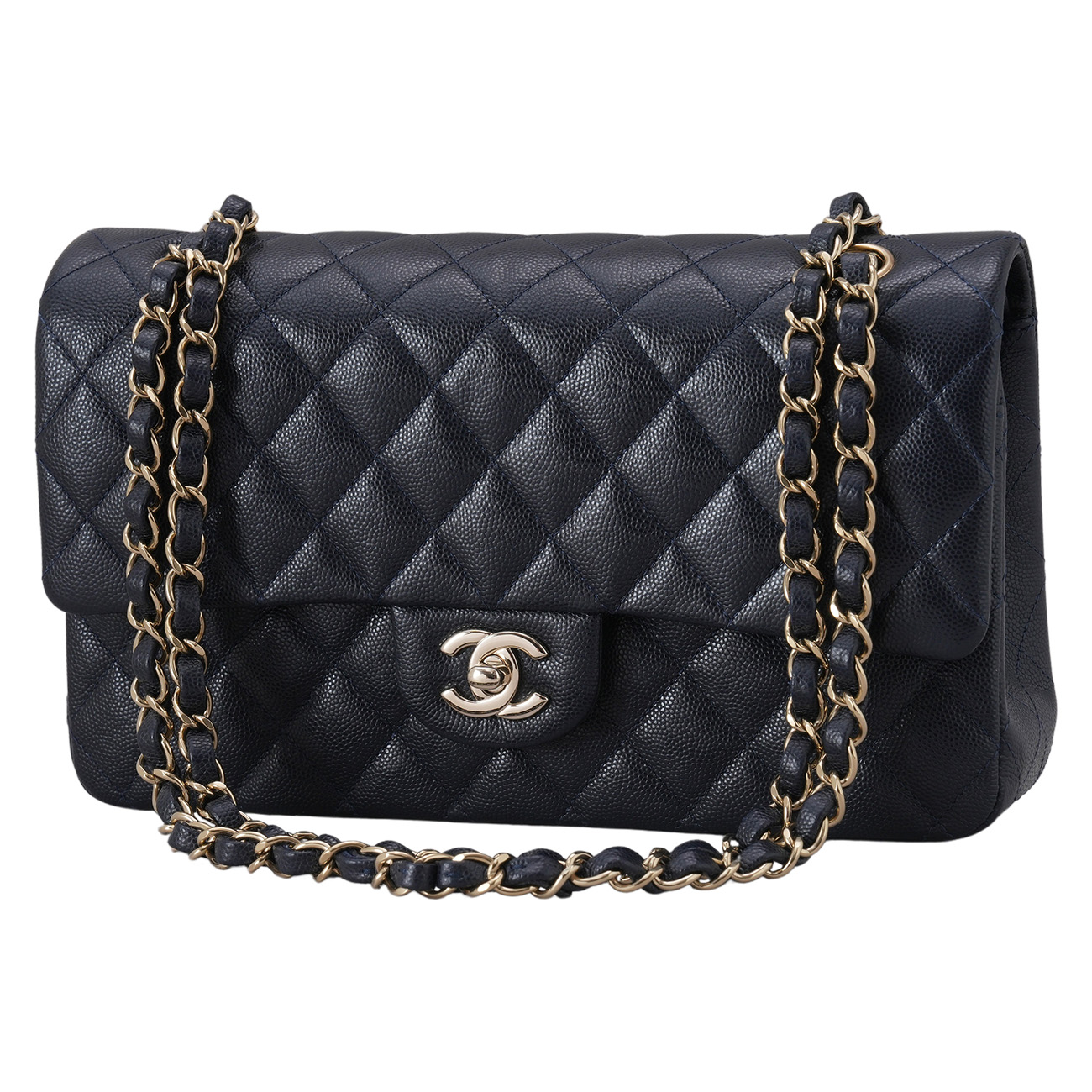 CHANEL(USED)샤넬 캐비어 클래식 미듐 플랩백