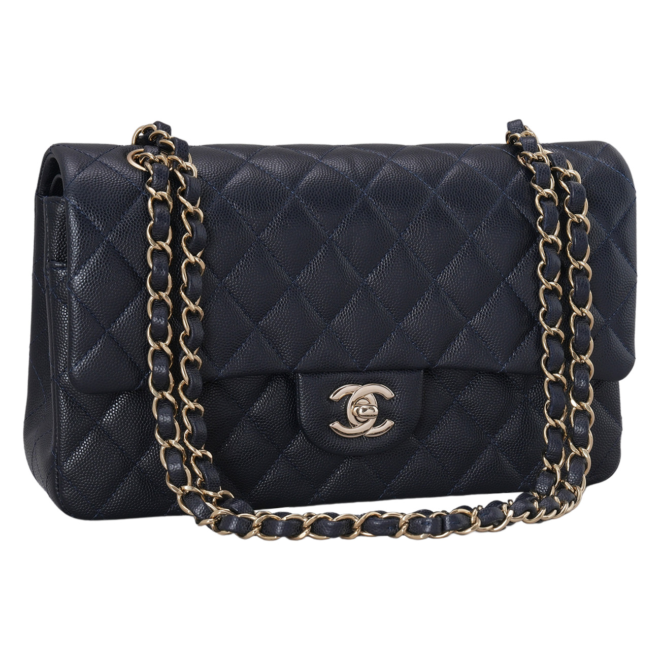 CHANEL(USED)샤넬 캐비어 클래식 미듐 플랩백