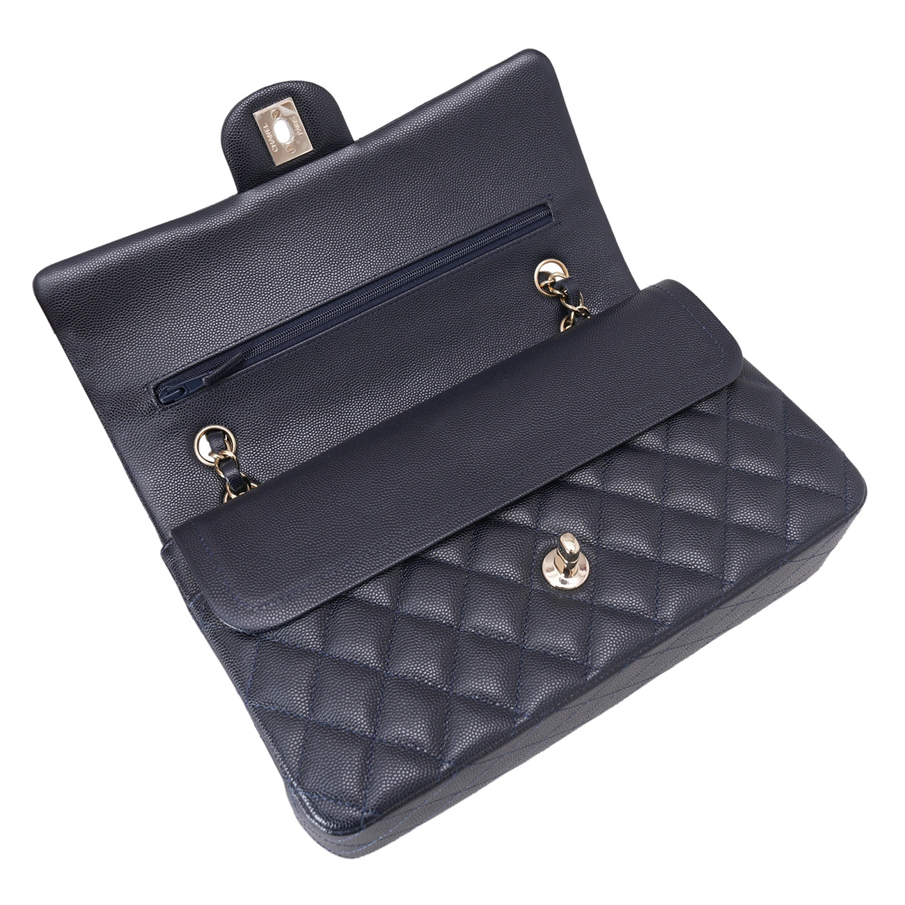 CHANEL(USED)샤넬 캐비어 클래식 미듐 플랩백