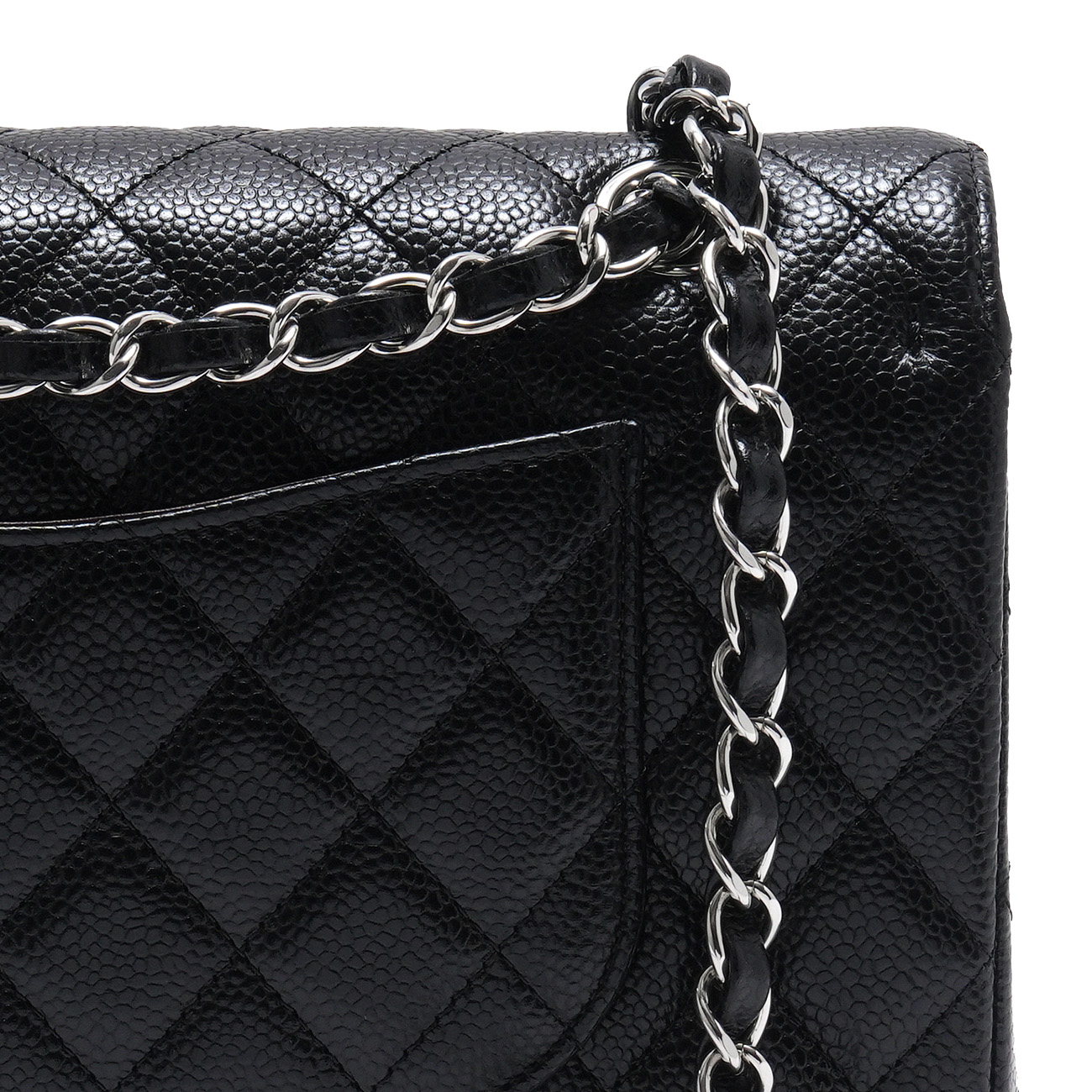 CHANEL(USED)샤넬 캐비어 클래식 미듐 플랩백