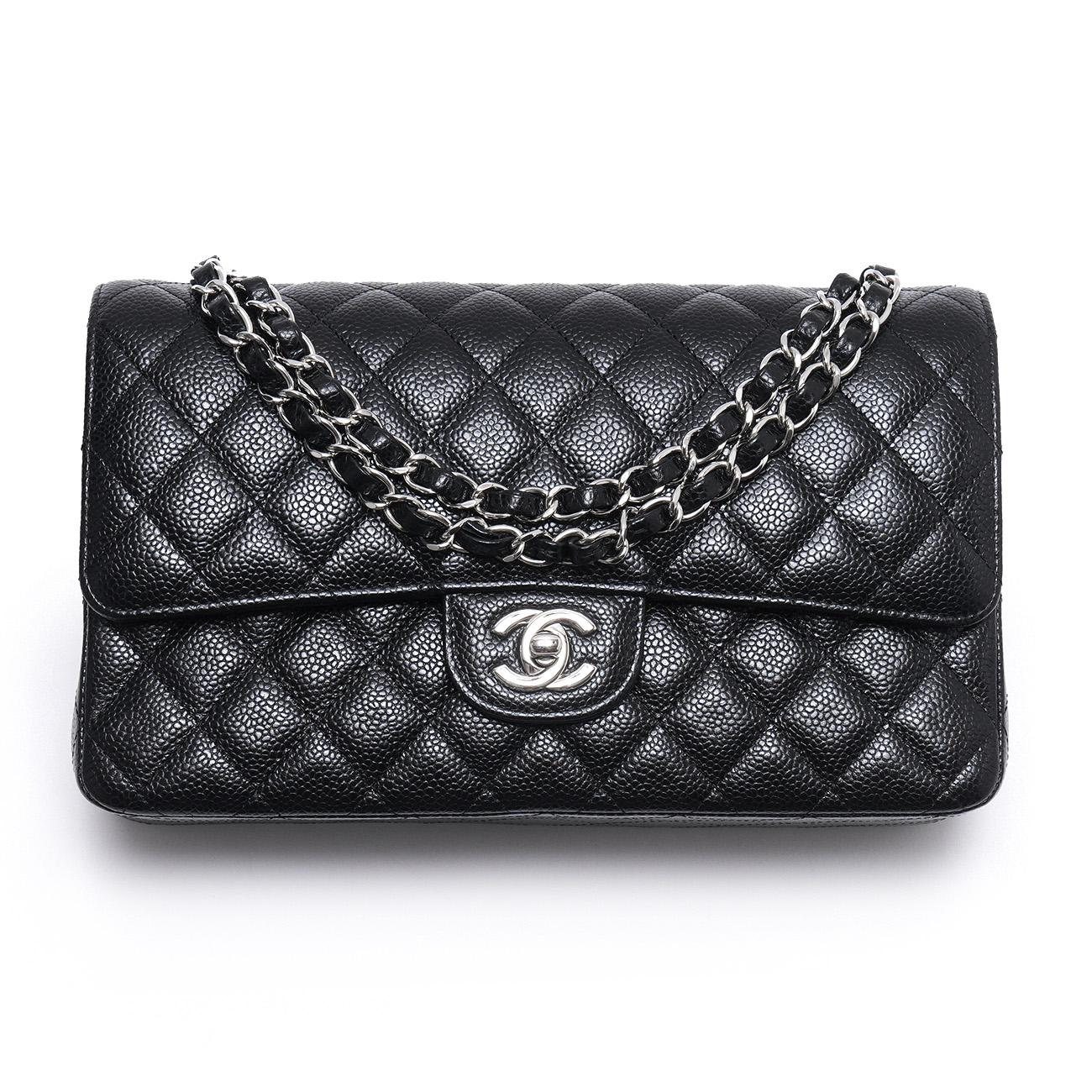 CHANEL(USED)샤넬 캐비어 클래식 미듐 플랩백