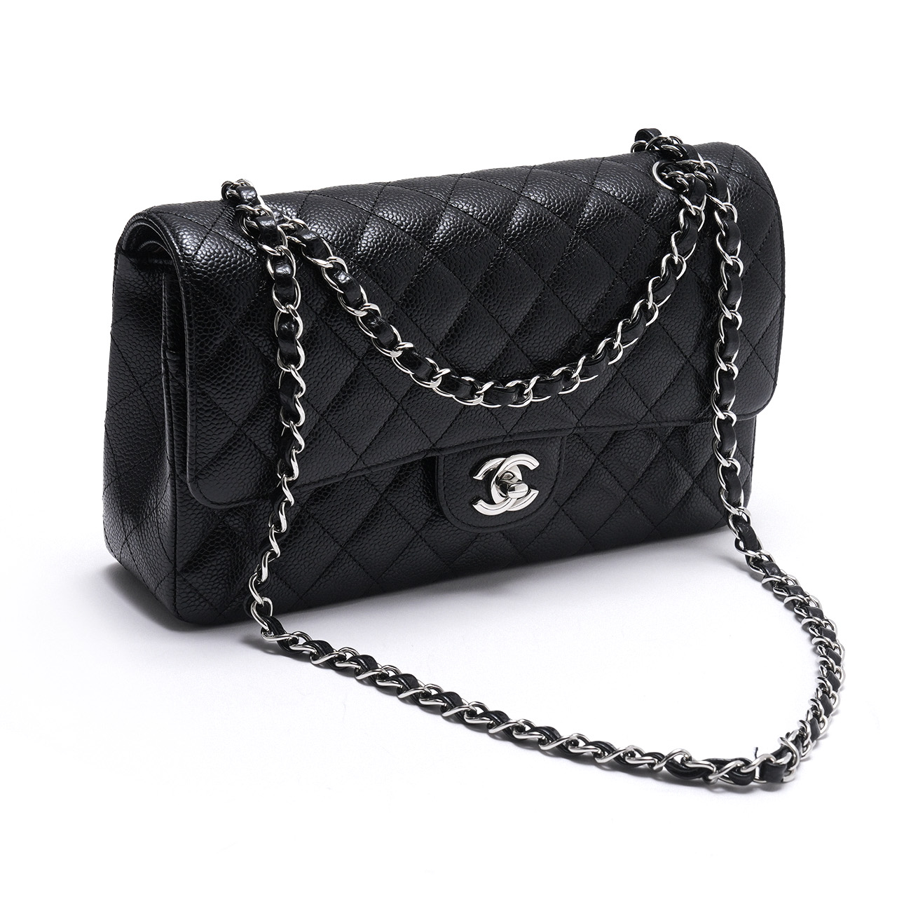 CHANEL(USED)샤넬 캐비어 클래식 미듐 플랩백