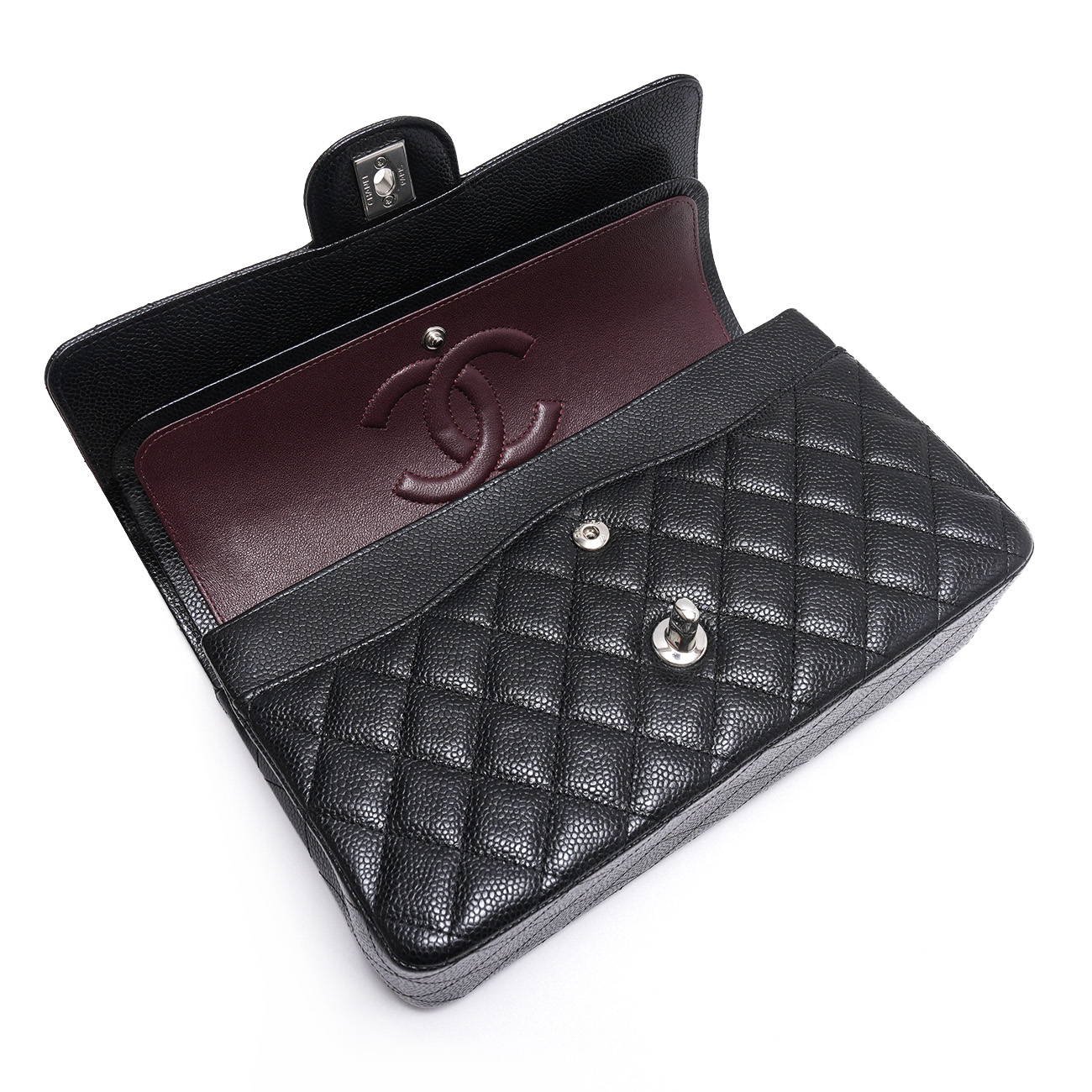 CHANEL(USED)샤넬 캐비어 클래식 미듐 플랩백