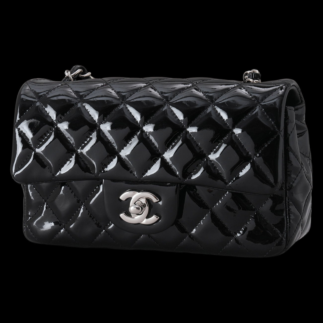 CHANEL(USED)샤넬 페인던트 클래식 뉴미니 크로스백