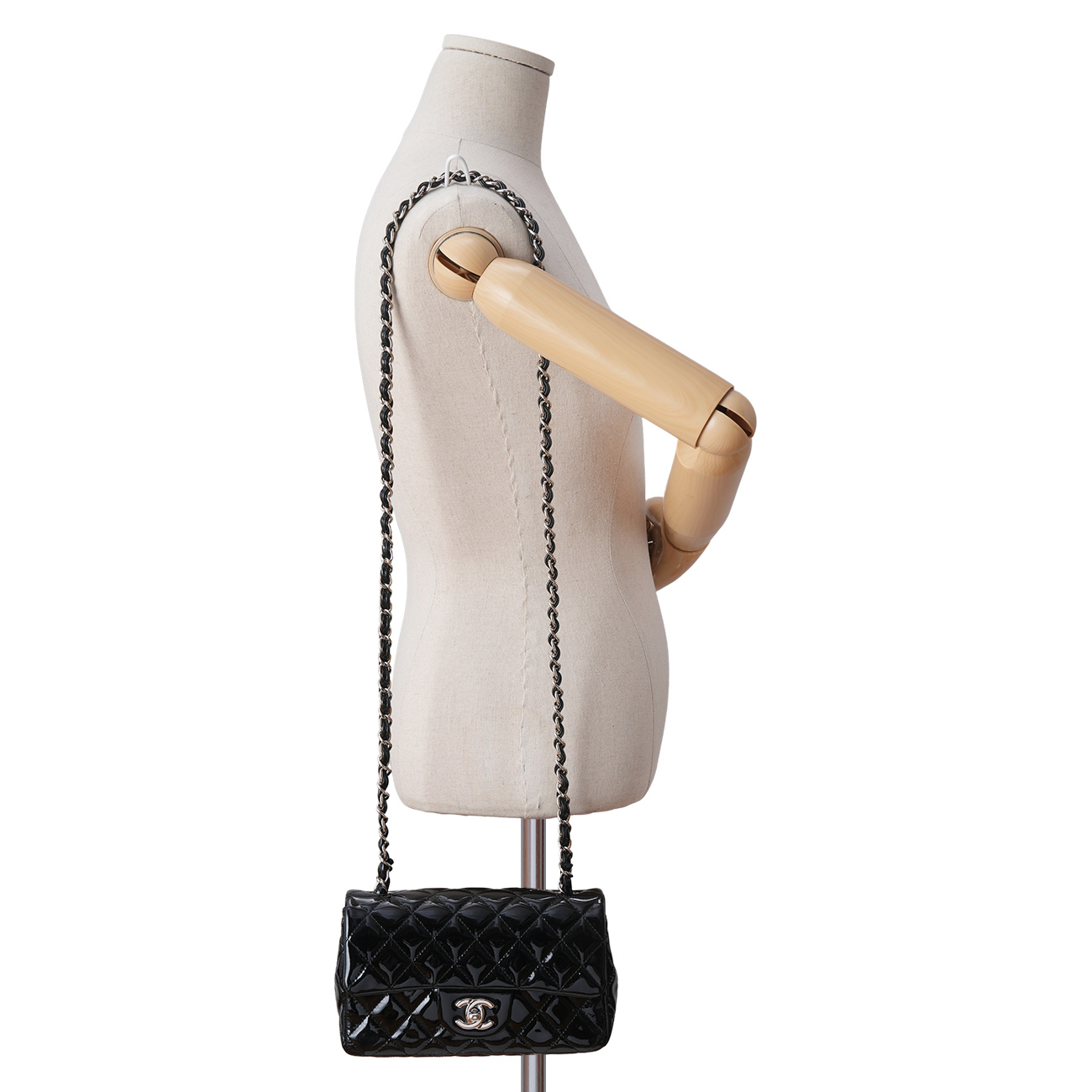 CHANEL(USED)샤넬 페인던트 클래식 뉴미니 크로스백