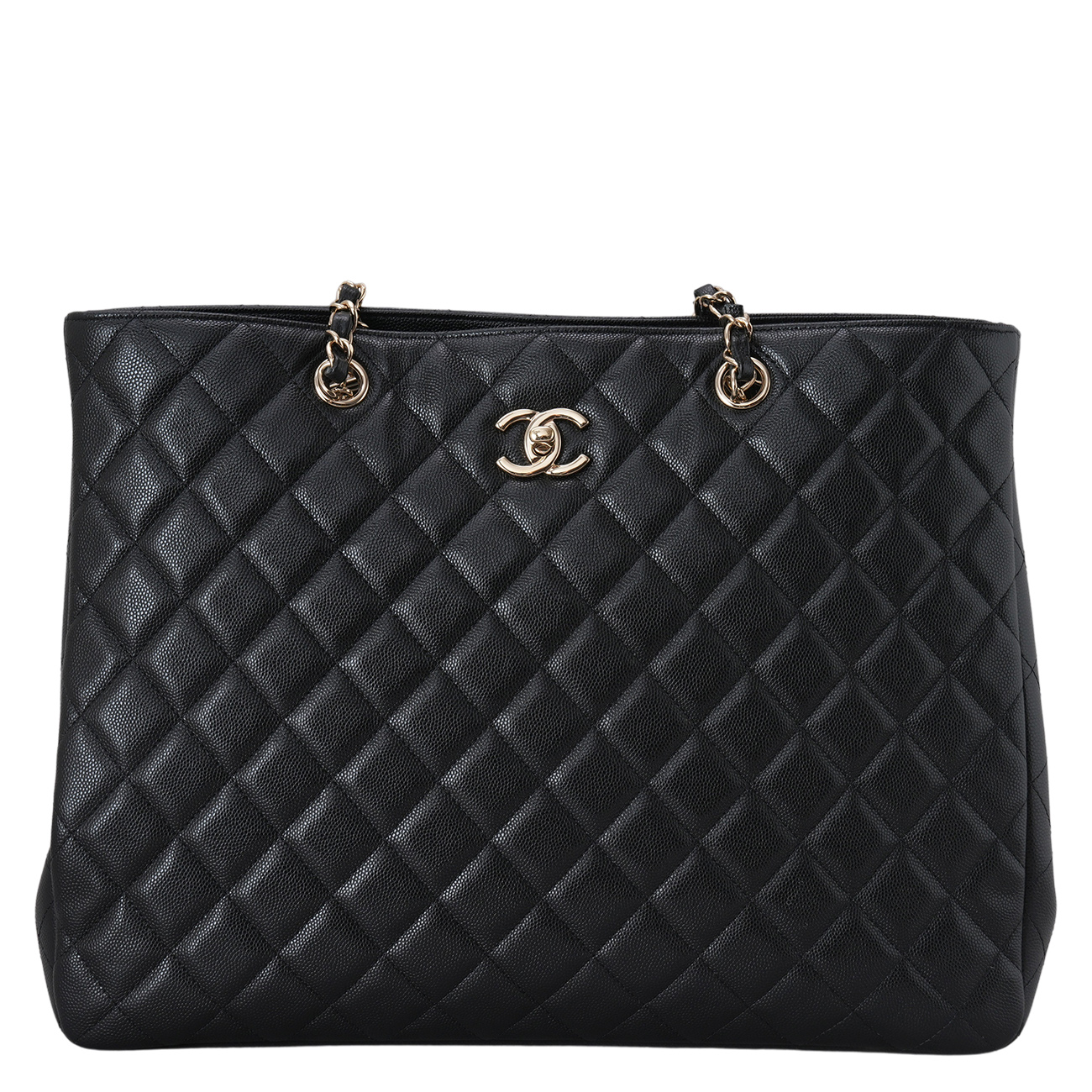CHANEL(USED)샤넬 A91046 캐비어 타임리스 쇼퍼백