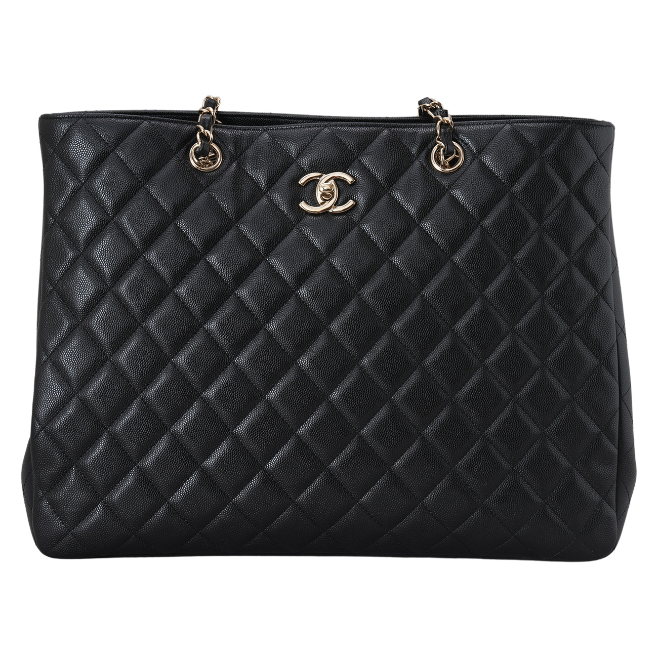 CHANEL(USED)샤넬 A91046 캐비어 타임리스 쇼퍼백