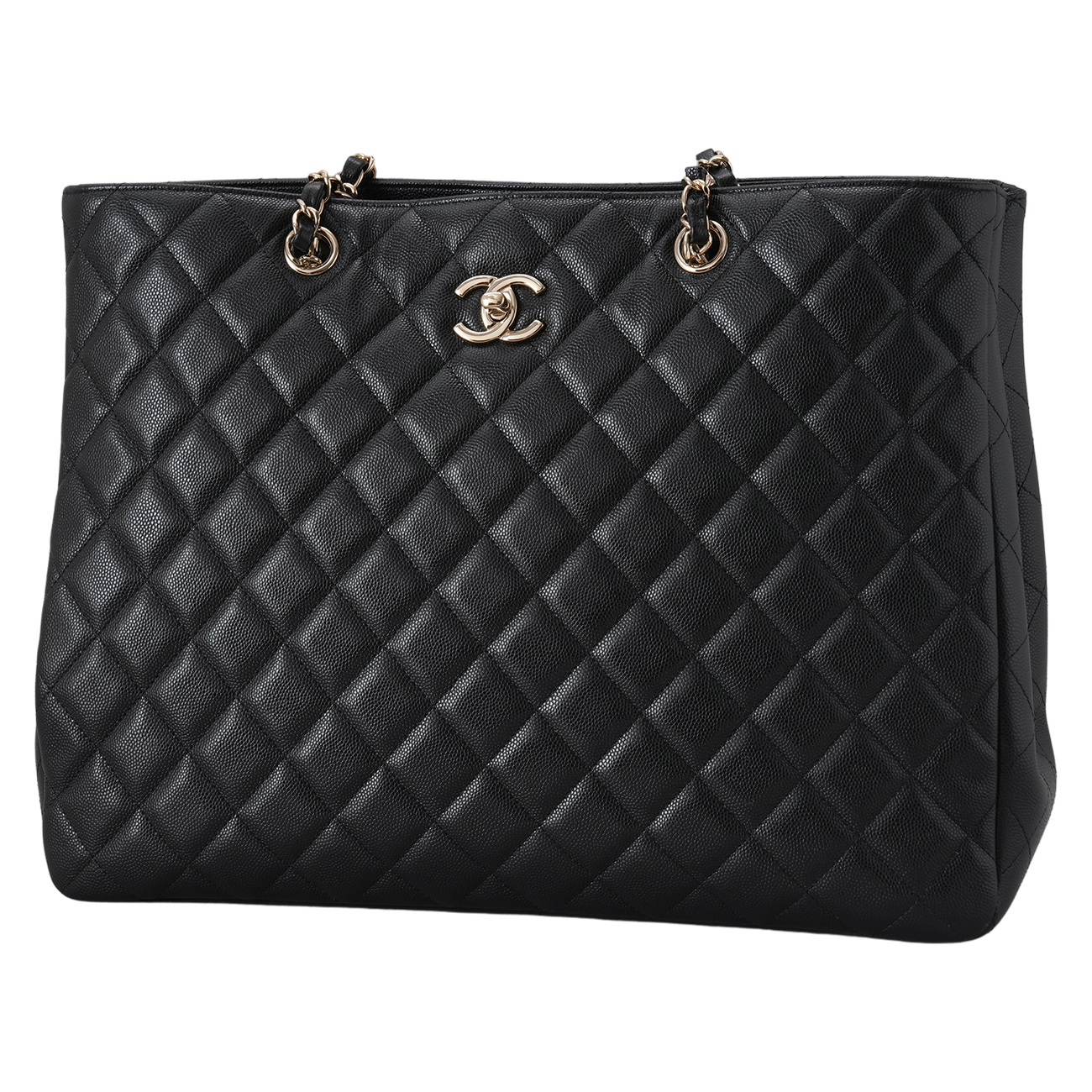 CHANEL(USED)샤넬 A91046 캐비어 타임리스 쇼퍼백