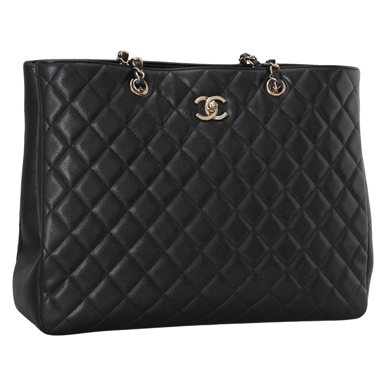 CHANEL(USED)샤넬 A91046 캐비어 타임리스 쇼퍼백