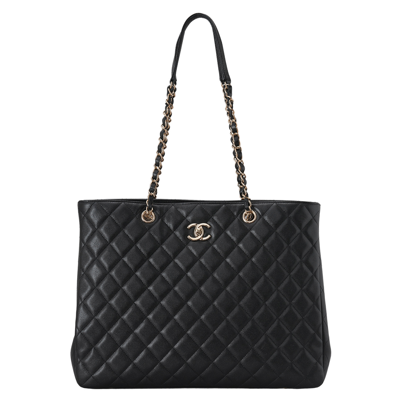 CHANEL(USED)샤넬 A91046 캐비어 타임리스 쇼퍼백